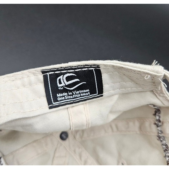 First Shot Outfitters Strapback Hat Dad Ball Cap Beige Embroidered Hunting Texas - Picture 7 of 7